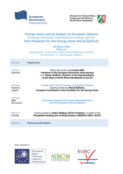 Energy Union and its Impact on European Citizens_EMI Briefing