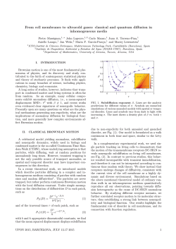 classical and quantum diffusion in inhomogeneous media