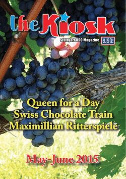 May - June 2015 KIOSK - Donate