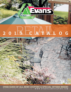 Retail Catalog - Evans Landscaping
