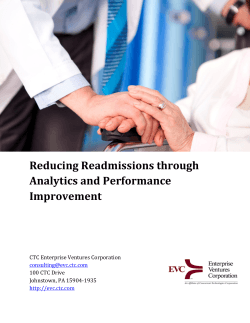 Reducing Readmissions using Analytics and Performance