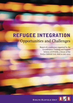 Refugee Integration - Evelyn Oldfield Unit