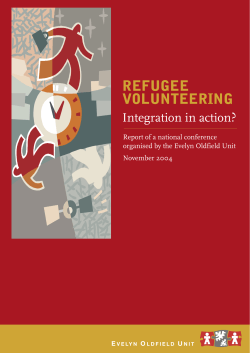 Refugee Volunteering â Integration in Action?