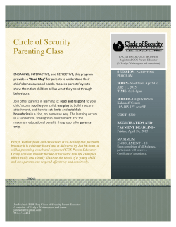 Circle of Security Class flyer