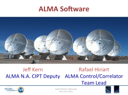ALMA Software I (Kern/Hiriart)