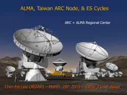 ALMA progress report and Cycle 3 capabilitiy
