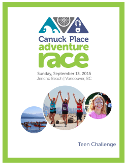 Teen Challenge Info Package - Ages 14