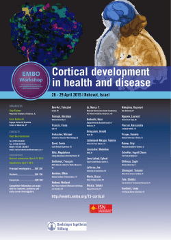 Cortical development in health and disease 26 - 29 - Events