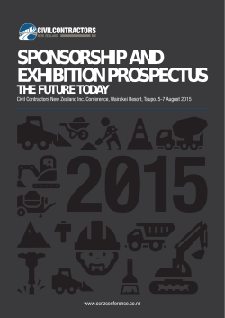 sponsorship and exhibition prospectus the future