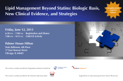 Lipid Management Beyond Statins