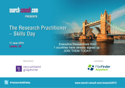 The Research Practitioner â Skills Day The - Search