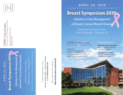 Breast Symposium 2015:
