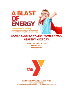 SANTA CLARITA VALLEY FAMILY YMCA HEALTHY KIDS DAY