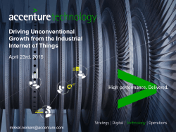 Industrial Internet of Things: Global POV & Supporting