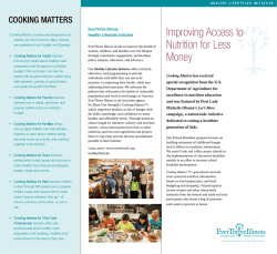Improving Access to Nutrition for Less Money