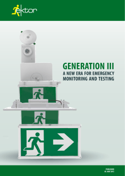 2015 - Generation III Emergency Products Brochure
