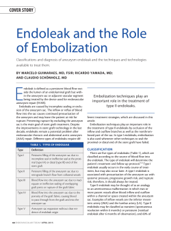 Endoleak and the Role of Embolization