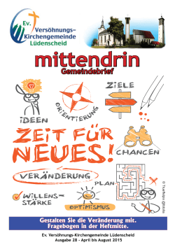 mittendrin Nr. 28 - April bis August 2015