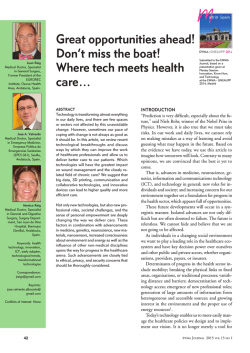 Great opportunities ahead! Don`t miss the boat! Where tech