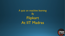 Flipkart At IIT Madras