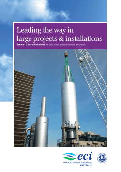 Projects and Installations - Exhaust Control Industries