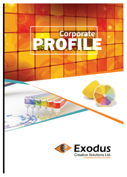 Our Profile - Exodus Creative Solutions