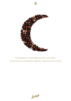 CELEBRATE THIS RAMADAN AND EID wITH OUR