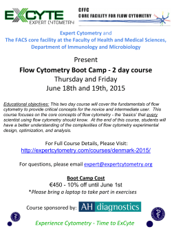 Present Flow Cytometry Boot Camp - 2 day