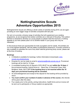 see this document - South West Notts Explorer Scouts