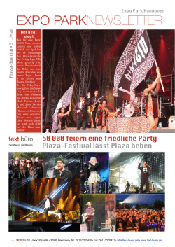 Newsletter 31. Mai 2015 - EXPO Park Hannover eV