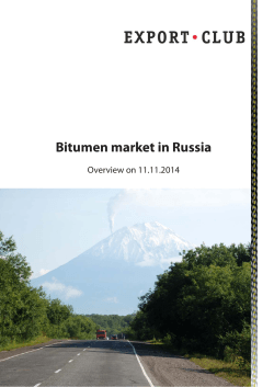 PDF Export Club â Bitumen market in Russia