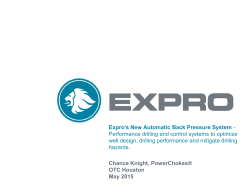 Expro`s New Automatic Back Pressure System