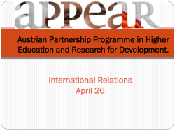 Austrian Partnership Programme in Higher Education and Research