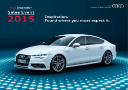 Audi Inspiration Brochure