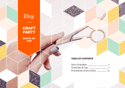 Etsy Craft Party Digital Kit