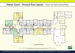 Towse Court - Ground floor layout - Your on site
