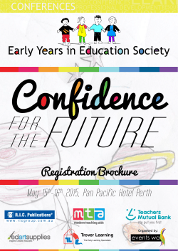 2015 Conference Registration Brochure