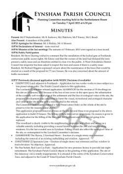 Planning Minutes 2015-04-07