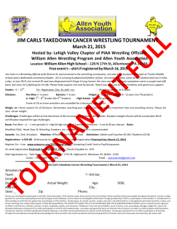 jim carls takedown cancer wrestling tournament
