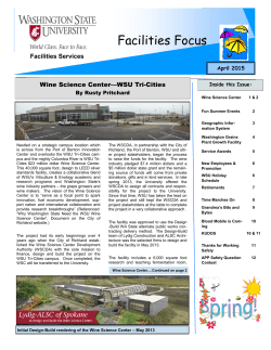 April, 2015 - Facilities Services