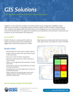 GIS Solutions Datasheet