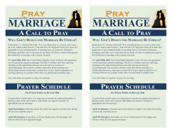 Pray MARRIAGE Pray MARRIAGE