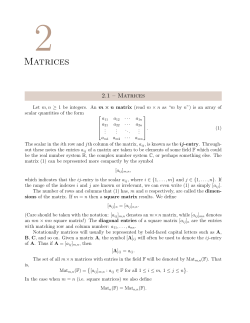 2. Matrices