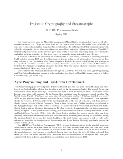 Cryptography and Steganography