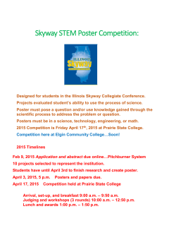 Skyway STEM Poster Competition: