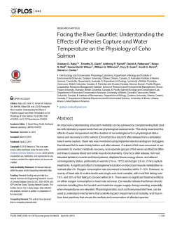Facing the River Gauntlet: Understanding the Effects of Fisheries