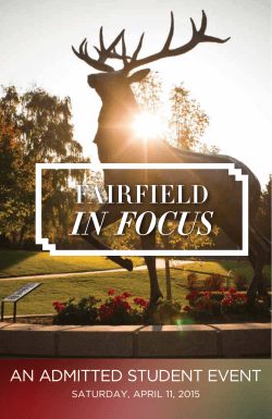 in Focus - Fairfield University