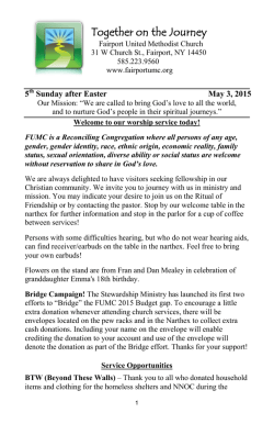 Together on the Journey - Fairport United Methodist Church