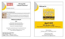 April 2015 - Faith City Church