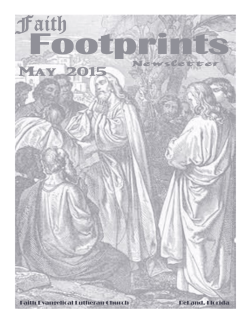 May 2015 - Faith Evangelical Lutheran Church